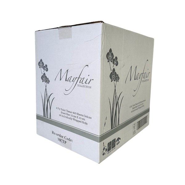 MAYFAIR 400 SHEET WRAPPED TOILET PAP