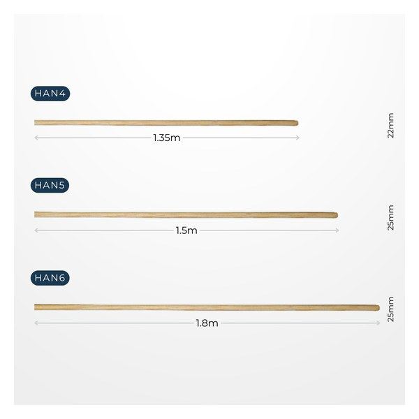 Handles 4'6" x 7/8" Plain