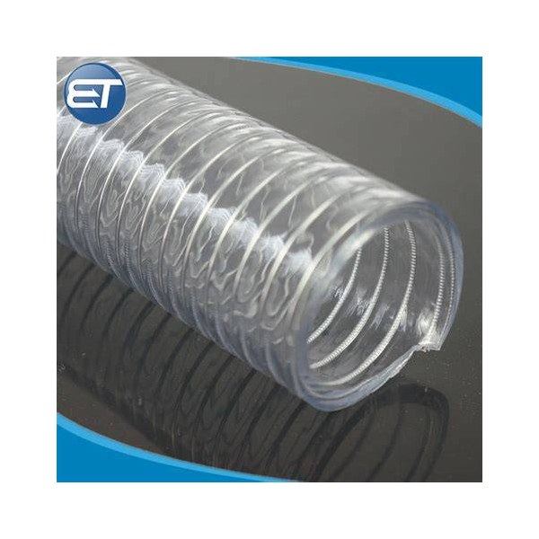 50mm Clear with Hili steel suction per mt